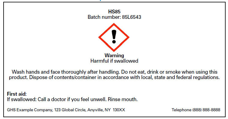 US,GHS,Hazard,Labeling,Chemical,SDS