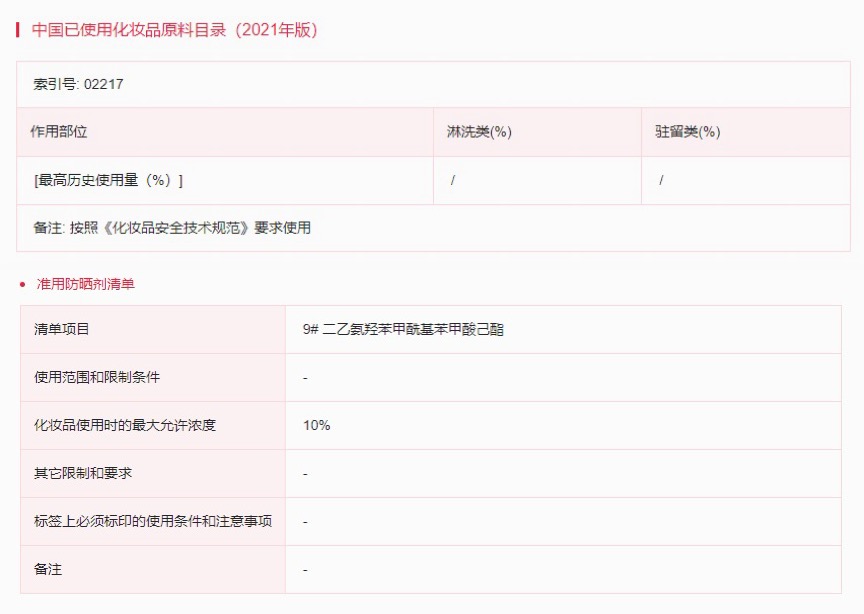 歐盟,SCCS,二乙氨羥苯甲酰基苯甲酸己酯,狀合規