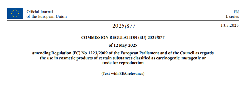 歐盟,化妝品法規,CMR