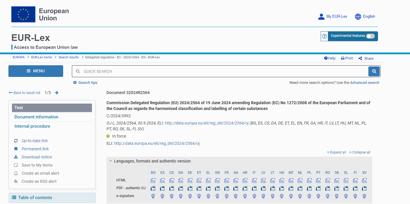 歐盟,化妝品法規,CMR物質,禁限用
